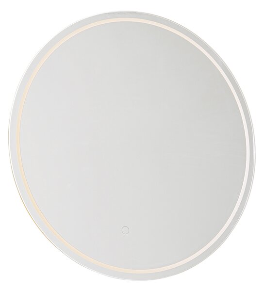 Oglinză modernă de baie 60 cm cu LED și dimmer tactil - Sebas