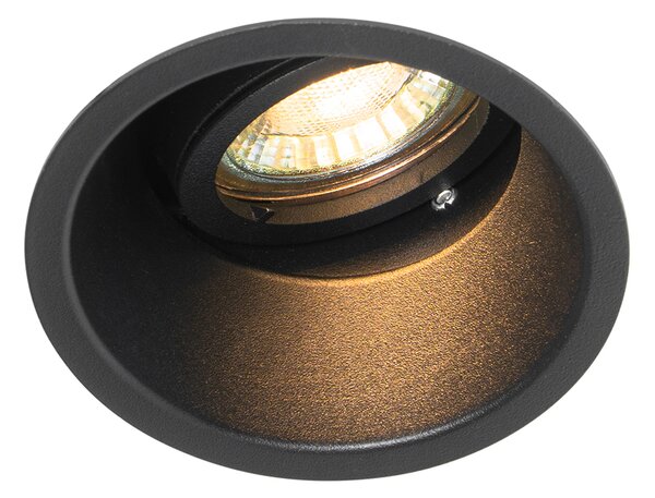Spot integrat inteligent negru reglabil cu Wi-Fi GU10 - Alloy