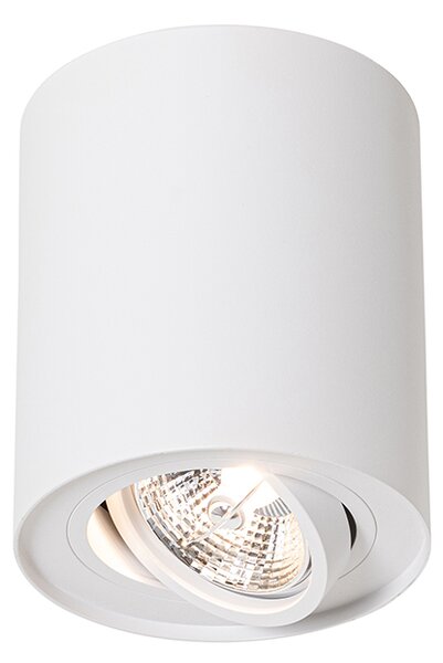 Spotlight modern de plafon alb, rotativ și înclinabil AR70 - Rondoo Up