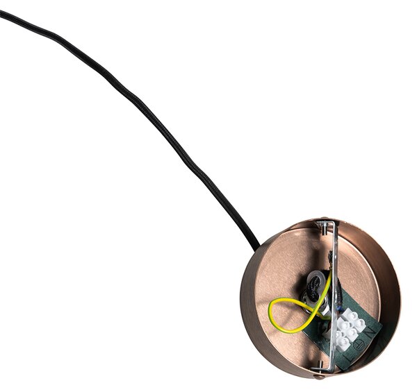 Lampă suspendată de design bronz închis - Tubo