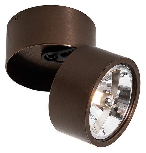 Spotlight modern bronz închis rotund reglabil - Go Nine