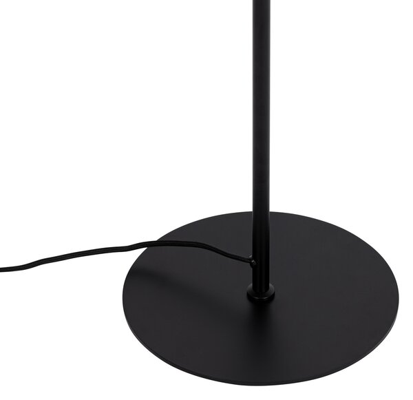 Lampa de podea de design neagră - Triangolo