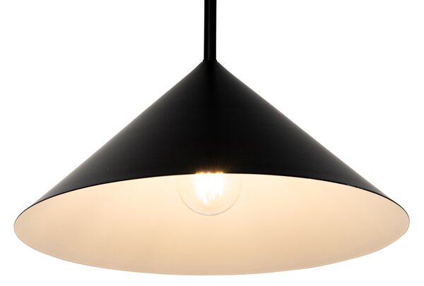 Lampă pendant de design neagră - Triangolo