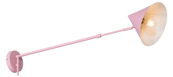 Lampa de perete de design roz reglabilă - Triangolo