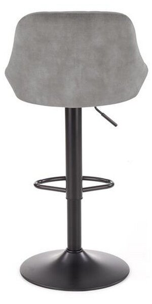 Scaun bar H101, gri, 47x45x106 cm
