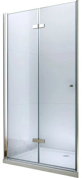 Mexen Lima, usa de dus plianta in deschidere 95 x 190 cm, sticla transparenta de 6 mm, profil cromat, 856-095-000-01-00