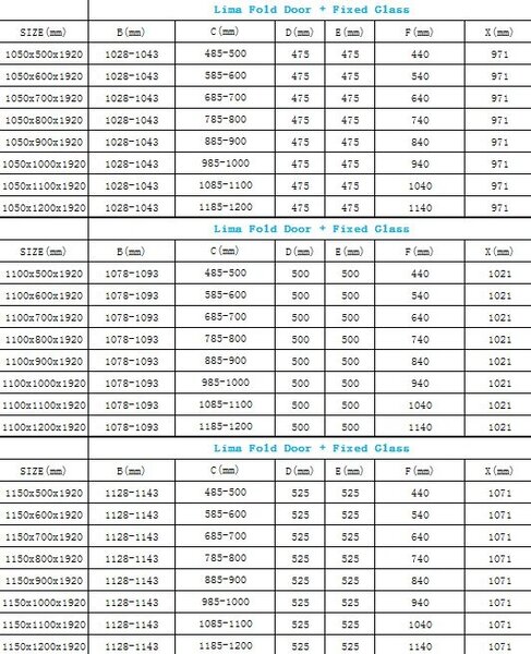 Mexen Lima, cabina de dus 110 (usa) x 60 (perete) cm, sticla gri 6mm, profil cromat, 856-110-060-01-40