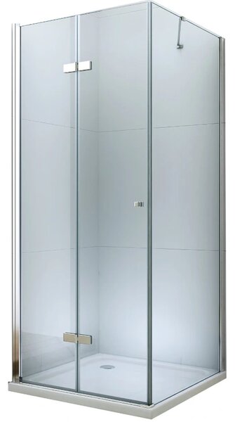Mexen Lima, cabina de dus 100 (usa) x 50 (perete) cm, sticla transparenta 6 mm, profil cromat, 856-100-050-01-00