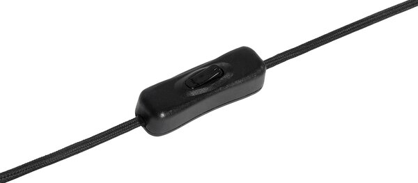 Lampă de masă orientală din bambus negru - Pua