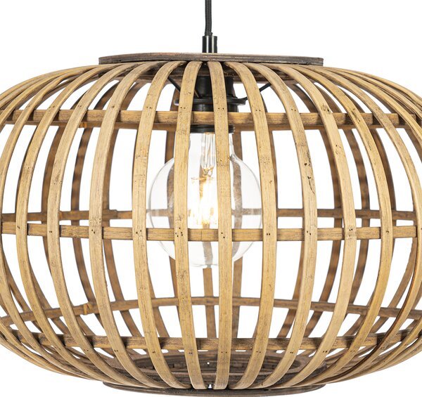 Lampă suspendată orientală din bambus 44 cm - Amira