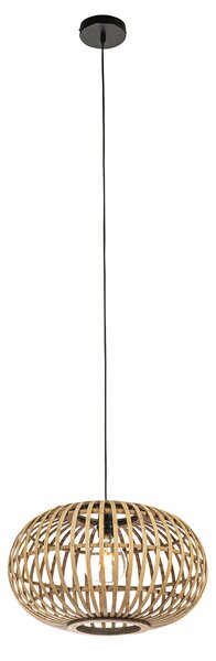 Lampă suspendată orientală din bambus 44 cm - Amira