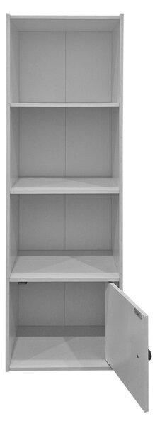 Biblioteca, Lenobia, Alb, 24x30.5x95 cm