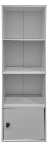 Biblioteca, Lenobia, Alb, 24x30.5x95 cm