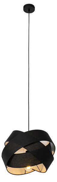 Lampă modernă suspendată neagră - Cloth