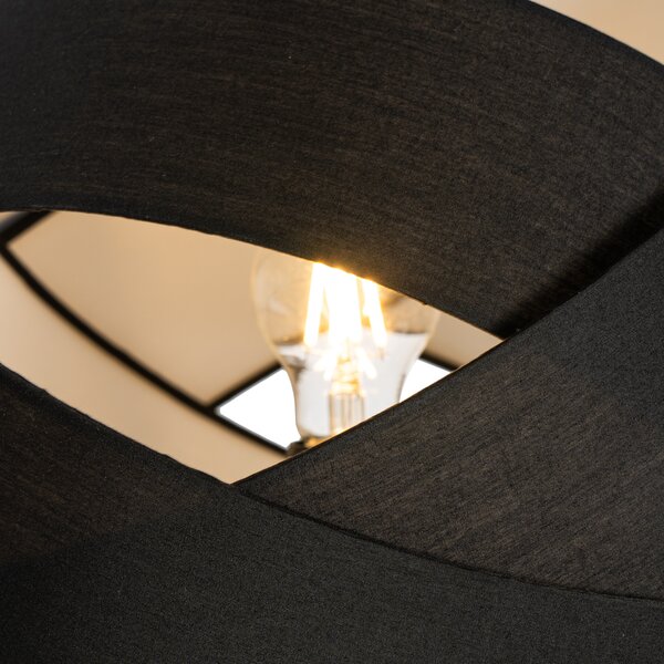 Lampa de podea modernă neagră - Cloth