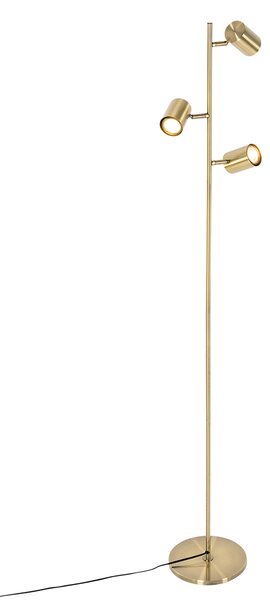 Lampa de podea moderna bronz 3 lumini - Jeana