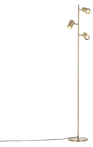 Lampa de podea moderna bronz 3 lumini - Jeana