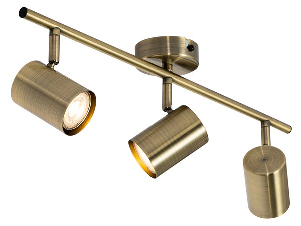 Spot modern bronz inclinabil 3 lumini - Jeana