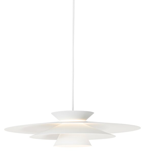 Lampă suspendată de design albă incluzând LED cu dimmer în 3 trepte - Pauline