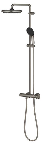 Grohe Vitalio Start Shower System set de duș perete cu termostat cu duș de ploaie Brushed Hard Graphite 26677AL1
