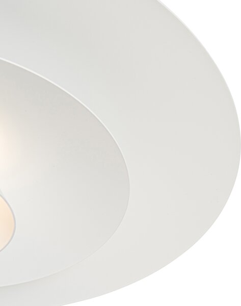 Lampă suspendată de design albă incluzând LED cu dimmer în 3 trepte - Pauline