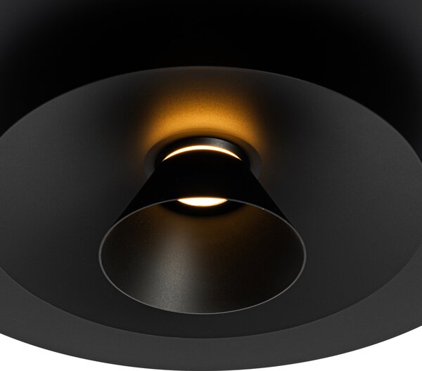 Lampă pendant de design neagră incluzând LED cu dimmer în 3 trepte - Pauline