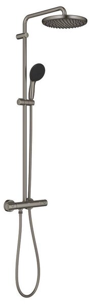 Grohe Vitalio Start Shower System set de duș perete cu termostat cu duș de ploaie Brushed Hard Graphite 26677AL1