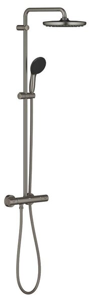 Grohe Vitalio Start Shower System set de duș perete cu termostat cu duș de ploaie Brushed Hard Graphite 26677AL1