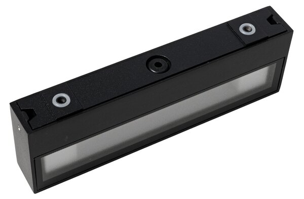 Lampă de perete modernă neagră 22cm incl. LED IP65 - Hannah