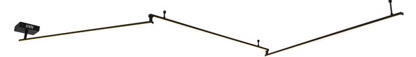 Plafoniera neagra 300 cm incluzând LED cu 3 trepte de luminozitate reglabilă - Annuschka