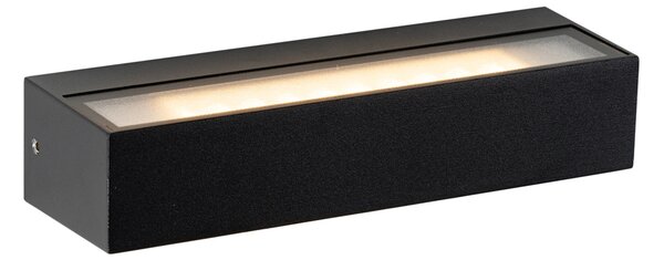 Aplică modernă neagră cu LED IP65 - Steph