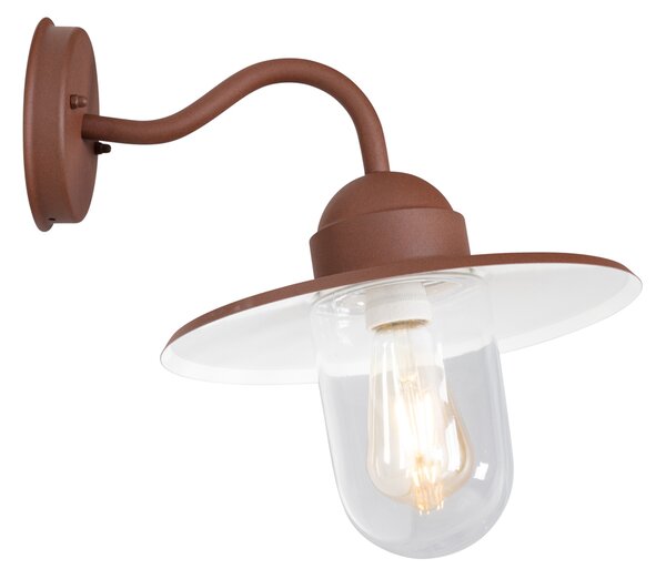 Aplică modernă de exterior ruginiu maro IP44 - Kansas