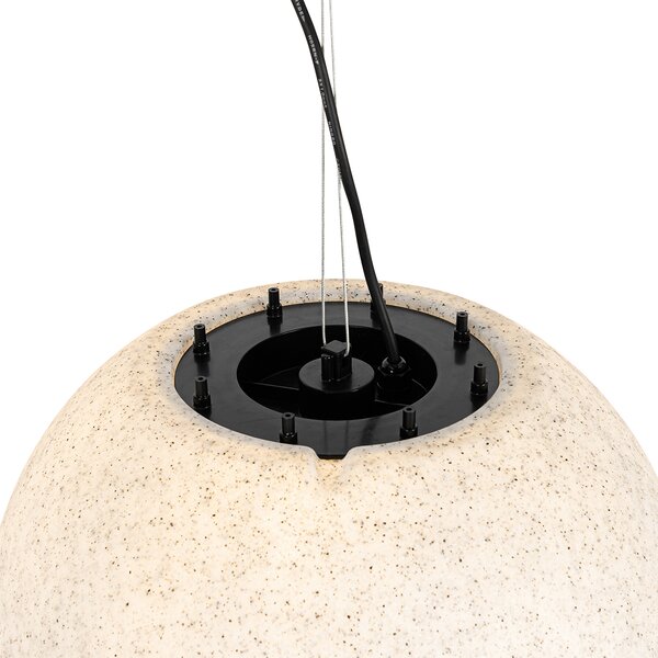 Lampă de exterior inteligentă gri 45 cm IP65 cu LED inclus - Nura