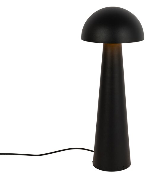 Lampă de podea pentru exterior neagră 65 cm - Mushroom