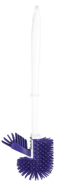 Perie de WC albă din plastic - Maximex
