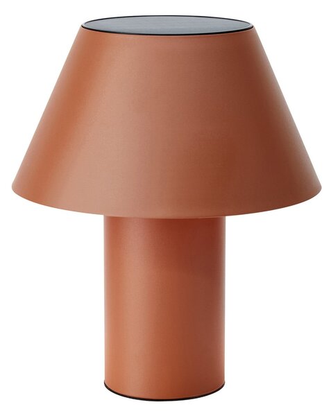 Markslöjd Lampa de masă solară cu LED Vivo, maro, IP44, înălțime 30 cm, dimabilă., reglabil, Maro / Rugină, Metal, Scandinavă