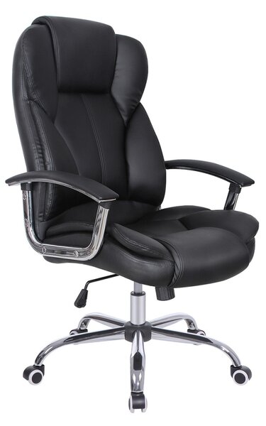 Scaun de birou Songmics Negru 69.5x60x128.5 cm