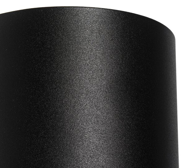 Lampă de perete inteligentă neagră cu alamă inclusiv Wifi G9 - Sabbio