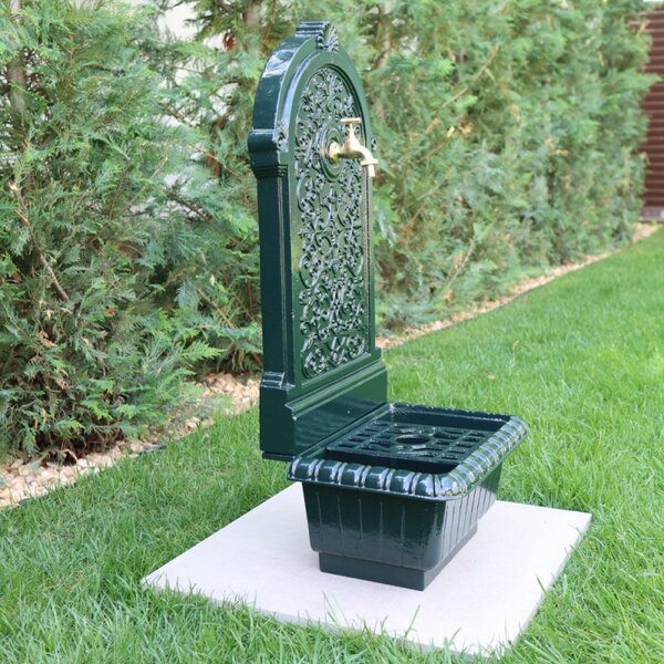 Cișmea de grădină aluminiu Aura, verde