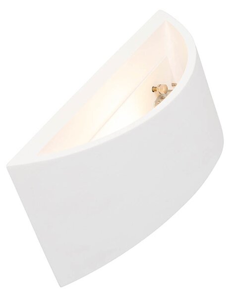 Lampă de perete inteligentă albă 20 cm cu WiFi G9 - Tum