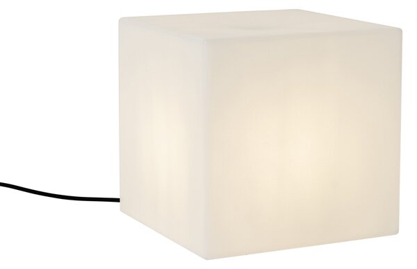 Lampă modernă de exterior albă 30 cm pătrat IP44 - Nura