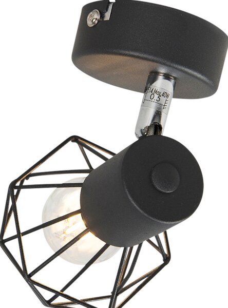 Spotlight inteligent negru, rotativ și înclinabil, inclus WiFi P45 - Mosh