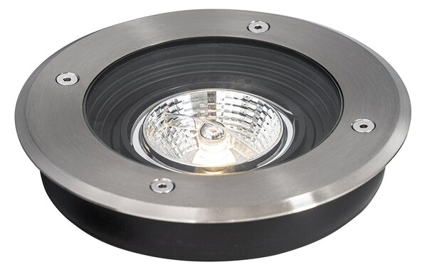 Proiector modern de sol pentru exterior din oțel AR70 reglabil IP65 - Delux