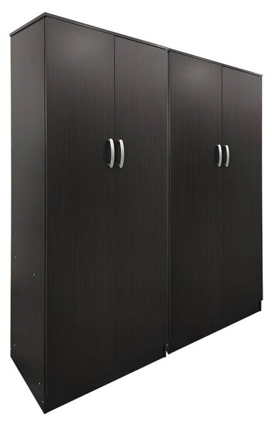 Dulap cu 4 usi, Athos I, V1, Wenge, 160x42x180 cm