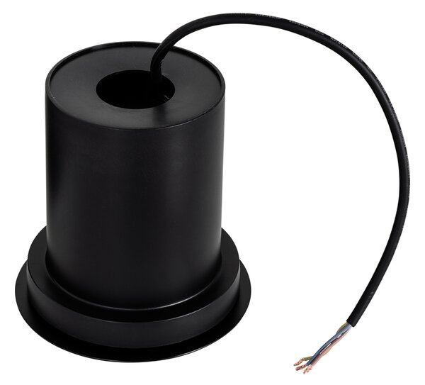 Set de 6 spoturi moderne de exterior pentru sol negru AR70 reglabile IP65 - Delux