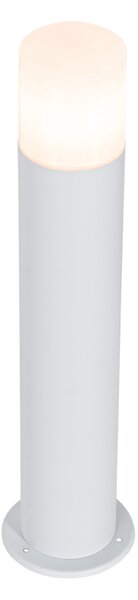 Lampă de exterior în picioare albă cu abajur opal 50 cm - Odense