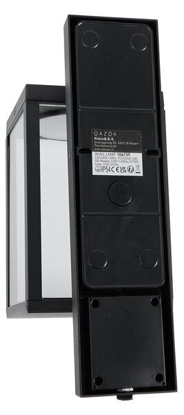 Lampa de perete exterioară neagră cu LED IP54 - Ferdinand