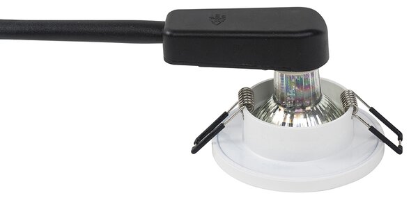 Spot inteligent de baie îngropat alb cu WiFi GU10 - Shed