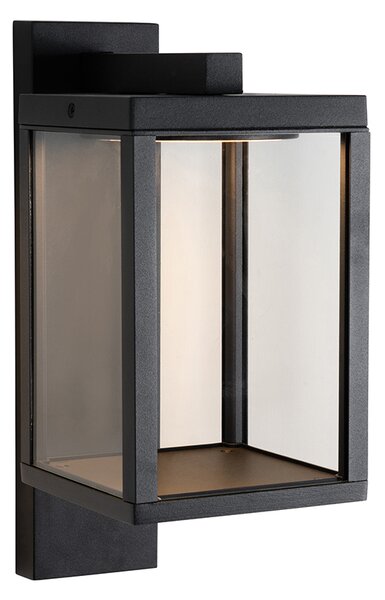 Lampa de perete exterioară neagră cu LED IP54 - Ferdinand