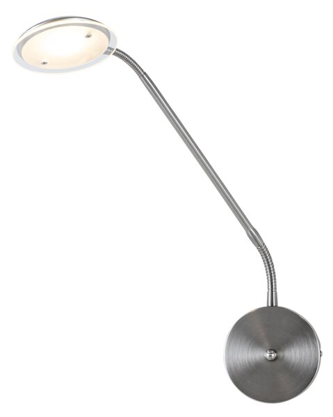 Aplică modernă din oțel cu LED - Eva